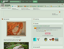 Tablet Screenshot of neressia.deviantart.com