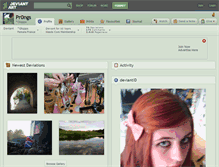 Tablet Screenshot of pr0ngs.deviantart.com