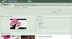 Desktop Screenshot of amaiumi.deviantart.com