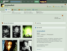 Tablet Screenshot of lorraineofkeli.deviantart.com