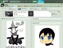 Tablet Screenshot of ajtnz.deviantart.com