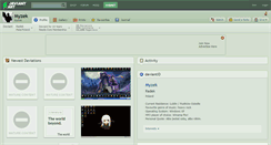 Desktop Screenshot of myzek.deviantart.com