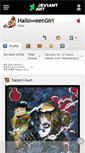 Mobile Screenshot of halloweengirl.deviantart.com