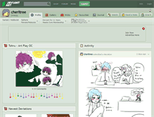 Tablet Screenshot of cheritree.deviantart.com