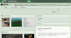 Desktop Screenshot of blackbel.deviantart.com