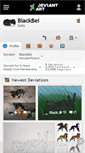 Mobile Screenshot of blackbel.deviantart.com