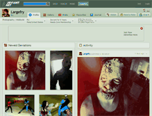 Tablet Screenshot of largefry.deviantart.com
