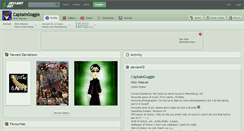 Desktop Screenshot of captaingoggle.deviantart.com