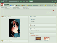 Tablet Screenshot of frutosa.deviantart.com