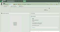 Desktop Screenshot of liike.deviantart.com