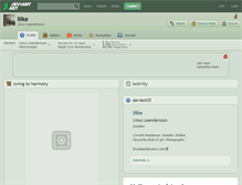 Tablet Screenshot of liike.deviantart.com