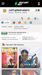 Mobile Screenshot of corrupted-azero.deviantart.com