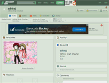 Tablet Screenshot of adhiraj.deviantart.com