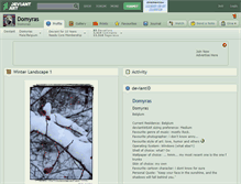 Tablet Screenshot of domyras.deviantart.com