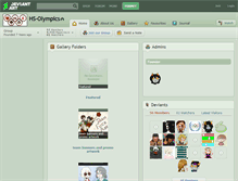 Tablet Screenshot of hs-olympics.deviantart.com