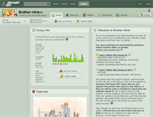 Tablet Screenshot of brother-mine.deviantart.com