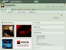 Tablet Screenshot of mohamedfayez.deviantart.com