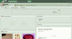 Desktop Screenshot of kadmas.deviantart.com
