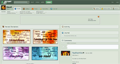 Desktop Screenshot of mauzi.deviantart.com