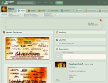 Tablet Screenshot of mauzi.deviantart.com