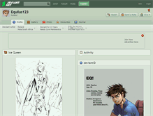 Tablet Screenshot of equilus123.deviantart.com