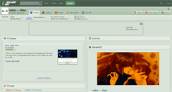 Desktop Screenshot of neko----chan.deviantart.com