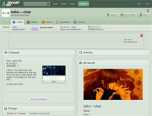 Tablet Screenshot of neko----chan.deviantart.com