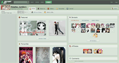 Desktop Screenshot of nosatsu-junkie.deviantart.com