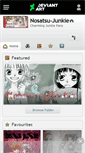 Mobile Screenshot of nosatsu-junkie.deviantart.com
