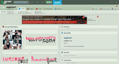 Desktop Screenshot of angelesart.deviantart.com
