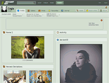 Tablet Screenshot of cegla.deviantart.com