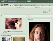 Tablet Screenshot of ladyang.deviantart.com