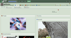 Desktop Screenshot of gryffenclaw.deviantart.com