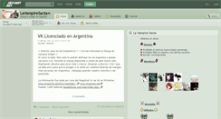 Desktop Screenshot of lavampiresecta.deviantart.com