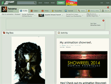 Tablet Screenshot of hexeno.deviantart.com