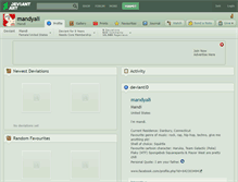 Tablet Screenshot of mandyali.deviantart.com