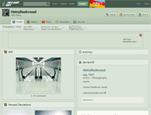 Tablet Screenshot of heinzrookwood.deviantart.com
