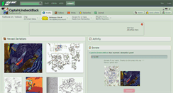 Desktop Screenshot of captainlinebeckblack.deviantart.com