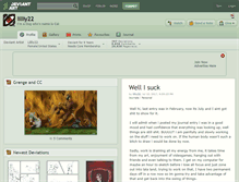Tablet Screenshot of lilliy22.deviantart.com