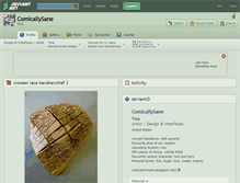 Tablet Screenshot of comicallysane.deviantart.com
