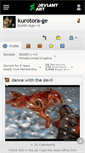 Mobile Screenshot of kurotora-ge.deviantart.com