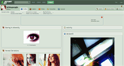 Desktop Screenshot of krimsonrain.deviantart.com