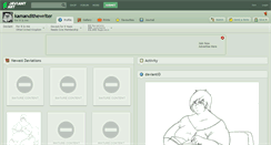 Desktop Screenshot of kamandithewriter.deviantart.com