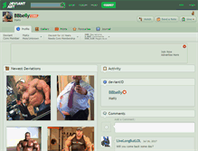 Tablet Screenshot of bbbelly.deviantart.com