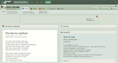 Desktop Screenshot of deep-cleavage.deviantart.com