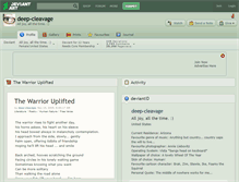 Tablet Screenshot of deep-cleavage.deviantart.com