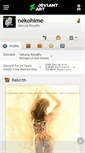 Mobile Screenshot of nekohime.deviantart.com