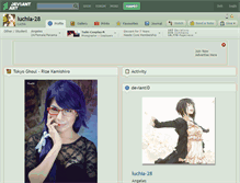 Tablet Screenshot of luchia-28.deviantart.com