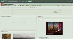 Desktop Screenshot of munecadesangre.deviantart.com