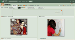 Desktop Screenshot of dedmerath.deviantart.com
